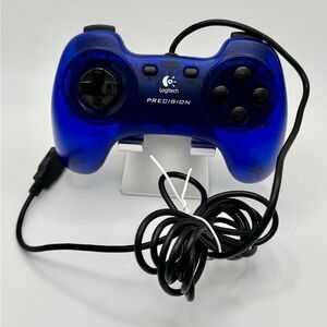 Logitech G-UG15 Precision Gamepad USB WIRED Controller PC PS3 Universal Blue